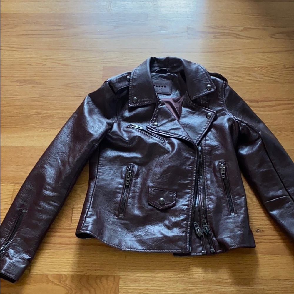 Faux Leather moto jacket